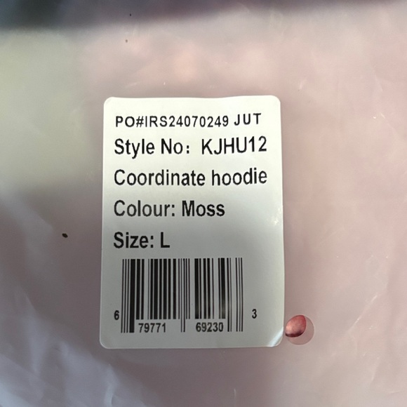 COMFRT Olive Green Hooded Sweatshirt - Picture 3 of 3